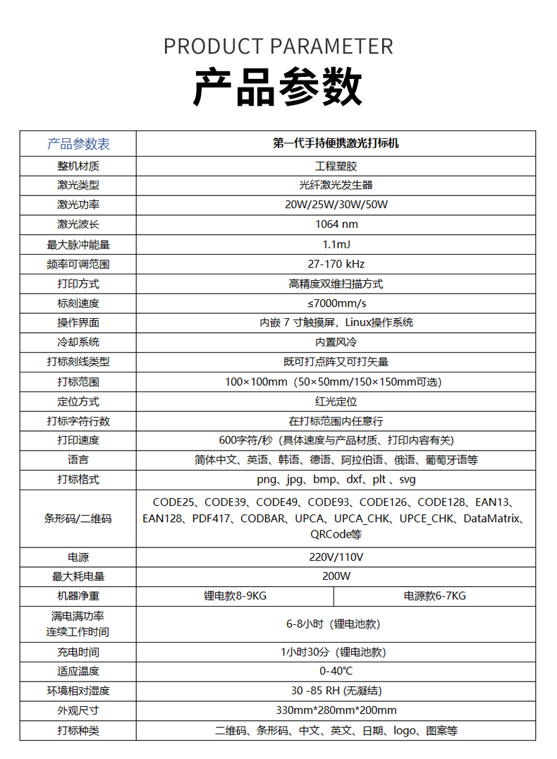 手持激光打標(biāo)機A款  第9張